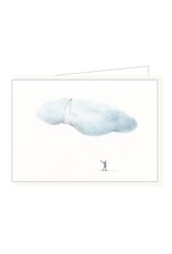 Lieve Claesen Wenskaart - Wolkenballon - Dubbele kaart + Envelop