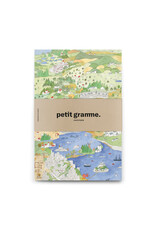 Petit Gramme Notitieboekje A5 - Cartographie - 14x21cm - 64 pagina's