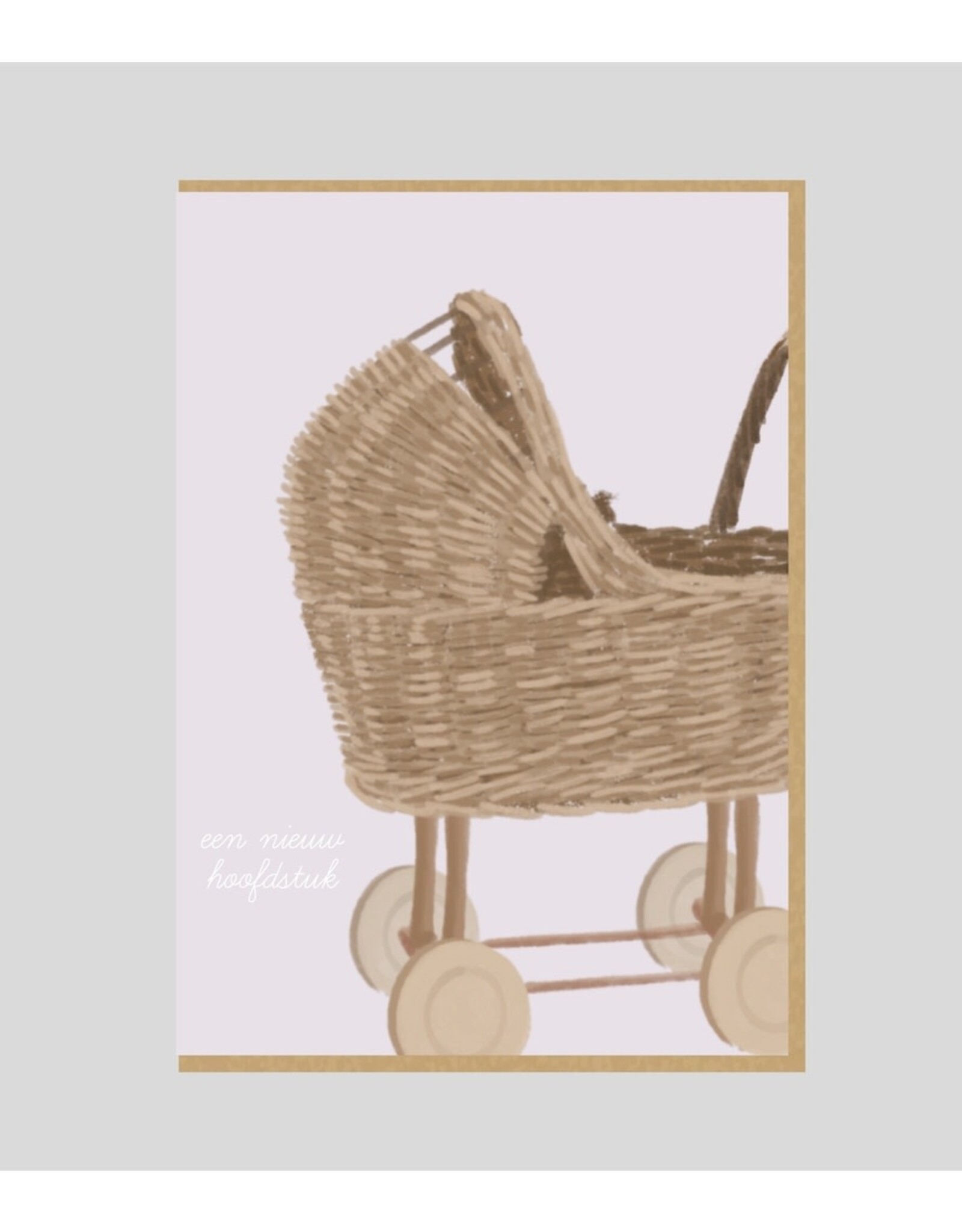 Josefien Wenskaart - Een nieuw hoofdstuk - Dubbele kaart + Envelop