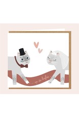 Studio Mie Wenskaart - Op de liefde - 12,5 x 14 cm