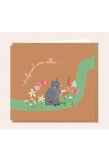 Studio Mie Wenskaart - Dankjewel voor alles - 12,5 x 14 cm
