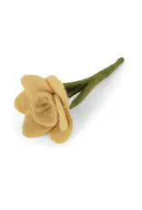 Gry & Sif Vilten Bloem - Daffodil, Yellow - 18cm