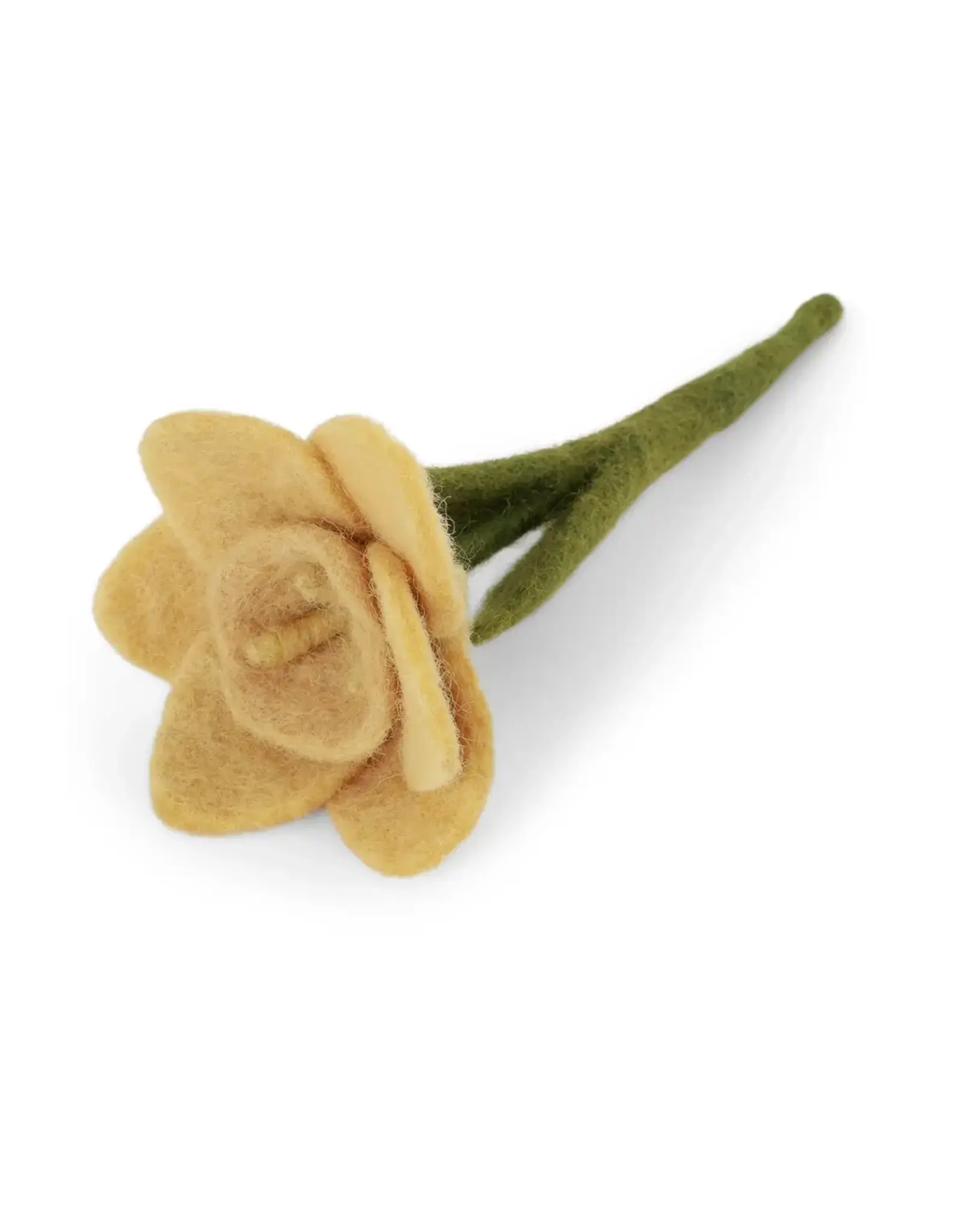 Gry & Sif Vilten Bloem - Daffodil, Yellow - 18cm