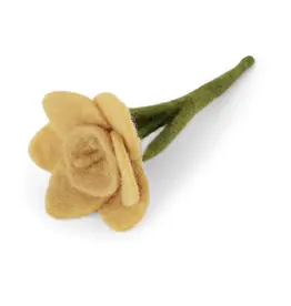 Gry & Sif Vilten Bloem - Daffodil, Yellow - 18cm