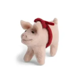 Gry & Sif Geluksvarkentje met Rode strik