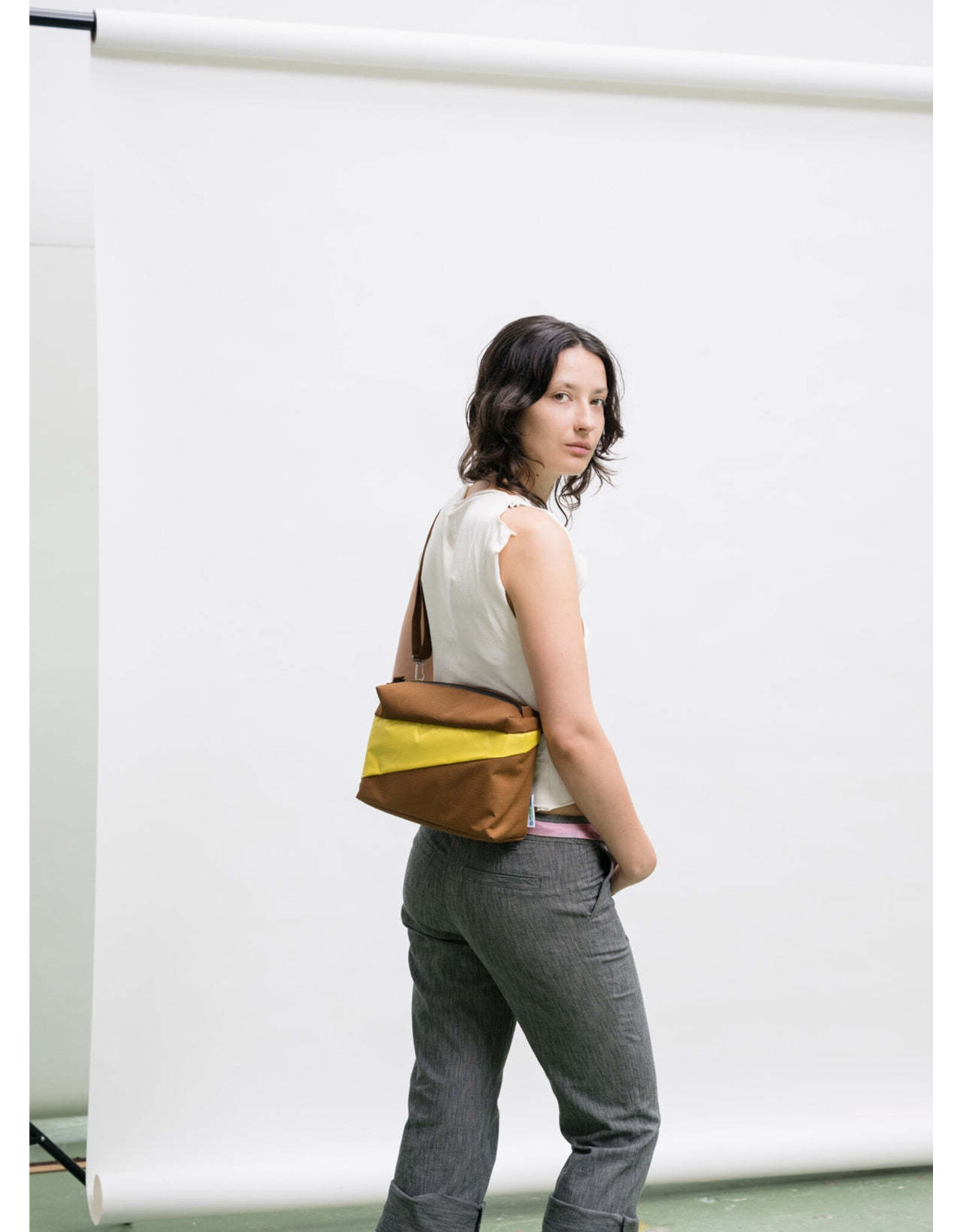 Susan Bijl Bum Bag M - Hazel & Tv Yellow - 19 x 28 x 8,5