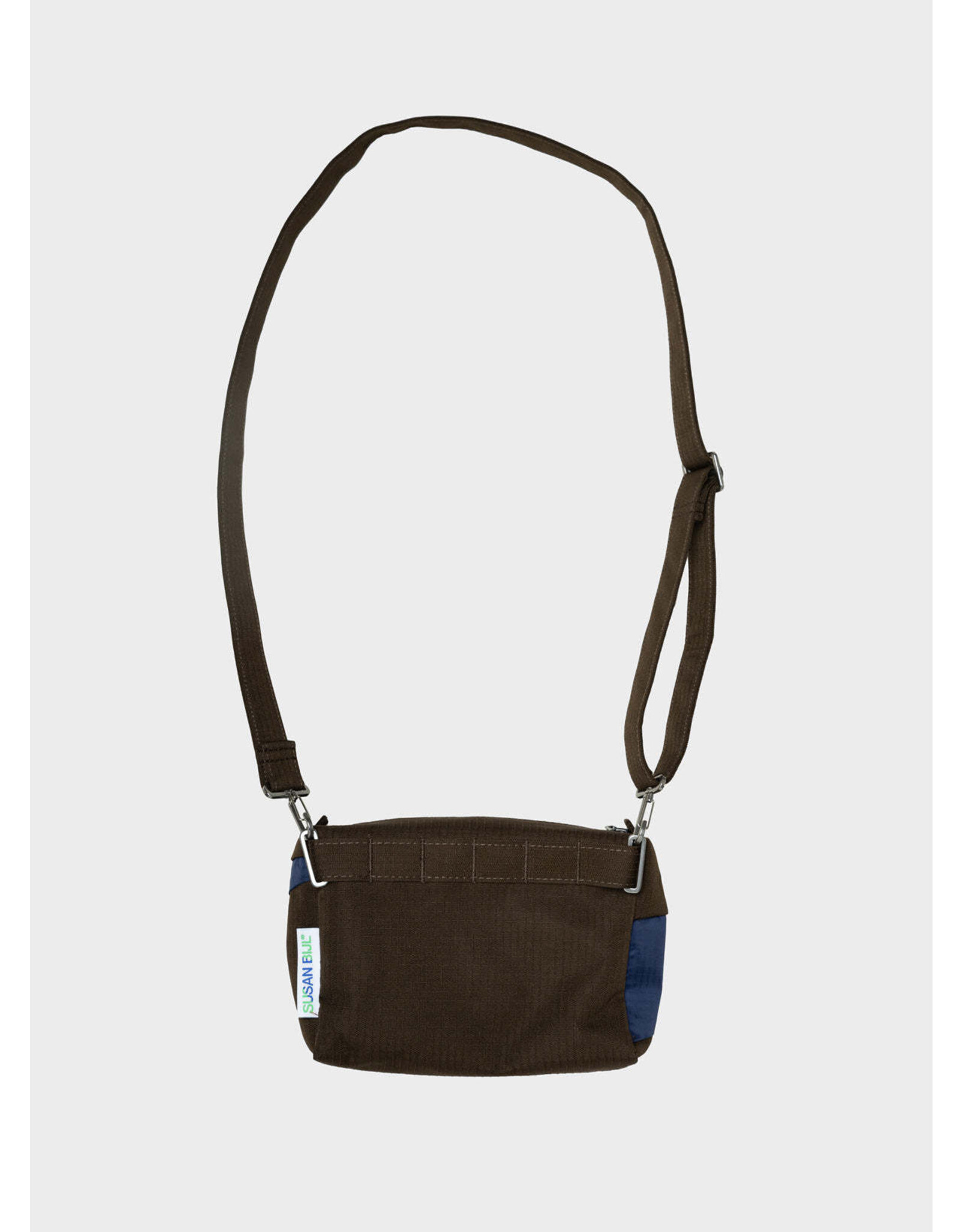 Susan Bijl Bum Bag S, Mud & Navy - 13 x 18,5 x 6,5 cm