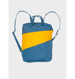 Susan Bijl Backpack, Dark Petrol & Cheese - One size