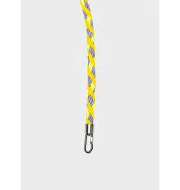 Susan Bijl Kumihimo Strap, Treble & Fluo Yellow - 100cm