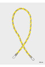 Susan Bijl Kumihimo Strap, Treble & Fluo Yellow - 100cm