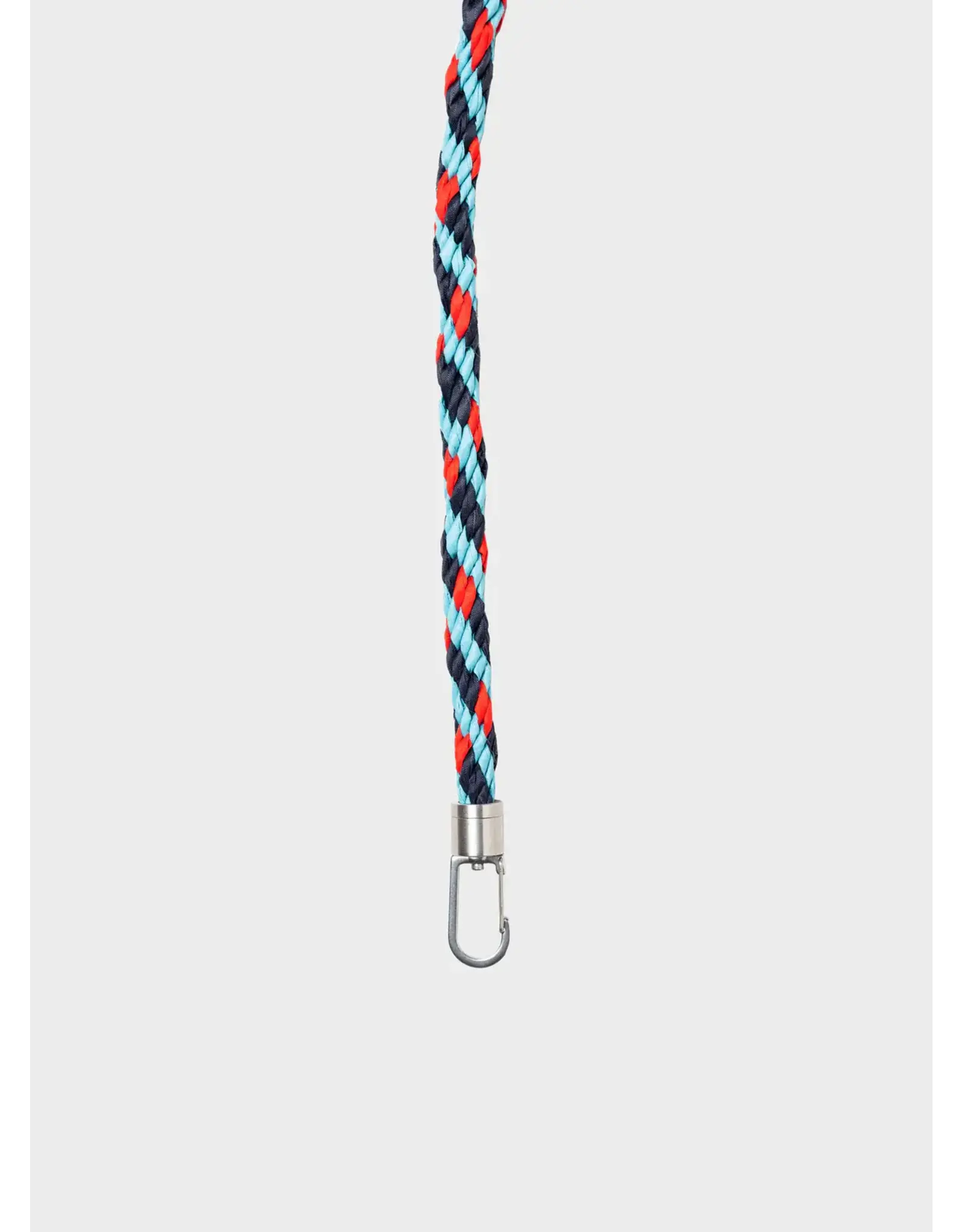 Susan Bijl Kumihimo Strap, Water & Red Alert - 100cm