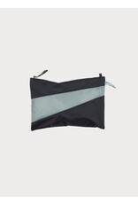 Susan Bijl Pouch M, Black & Grey - 19 x 29cm
