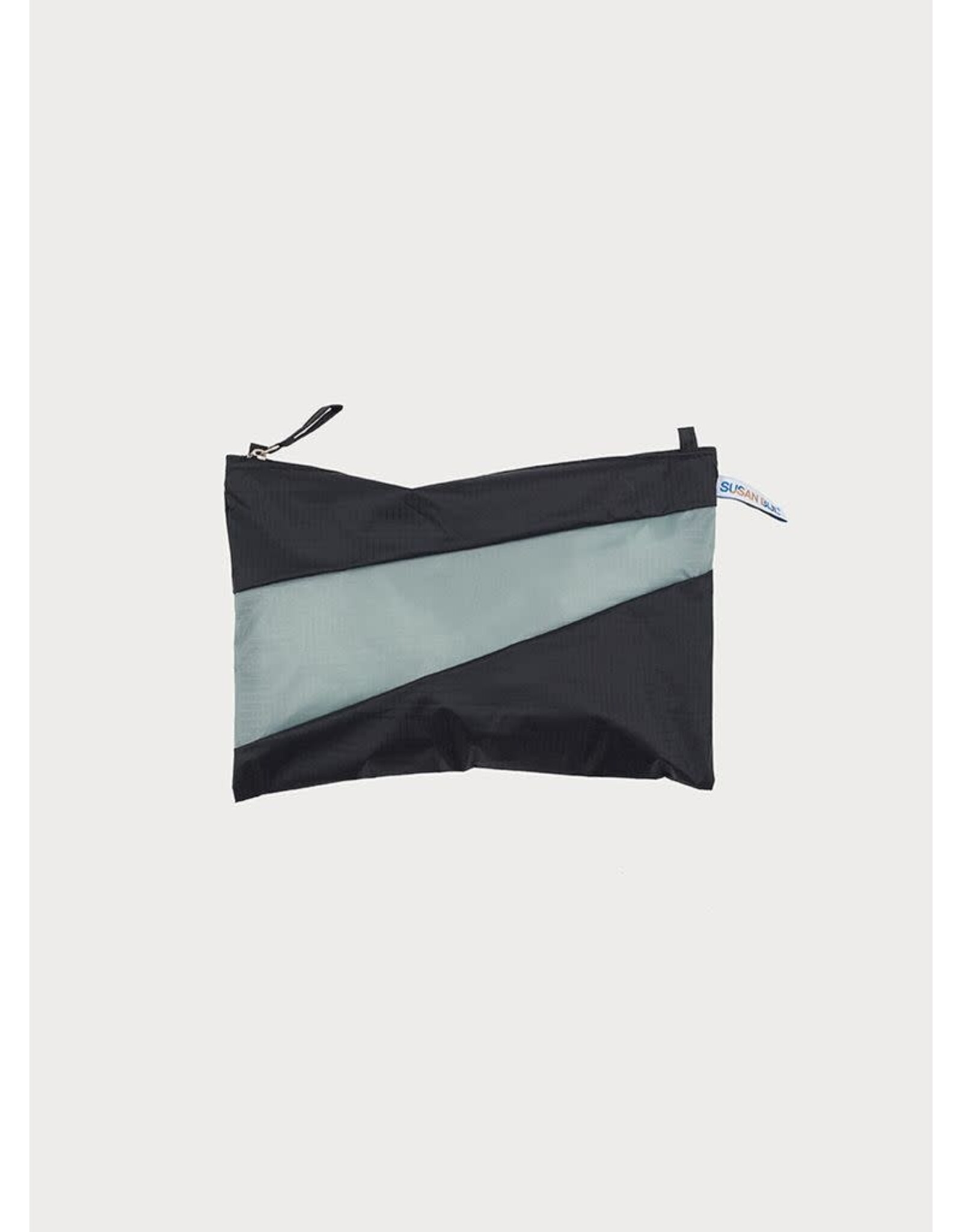 Susan Bijl Pouch M, Black & Grey - 19 x 29cm