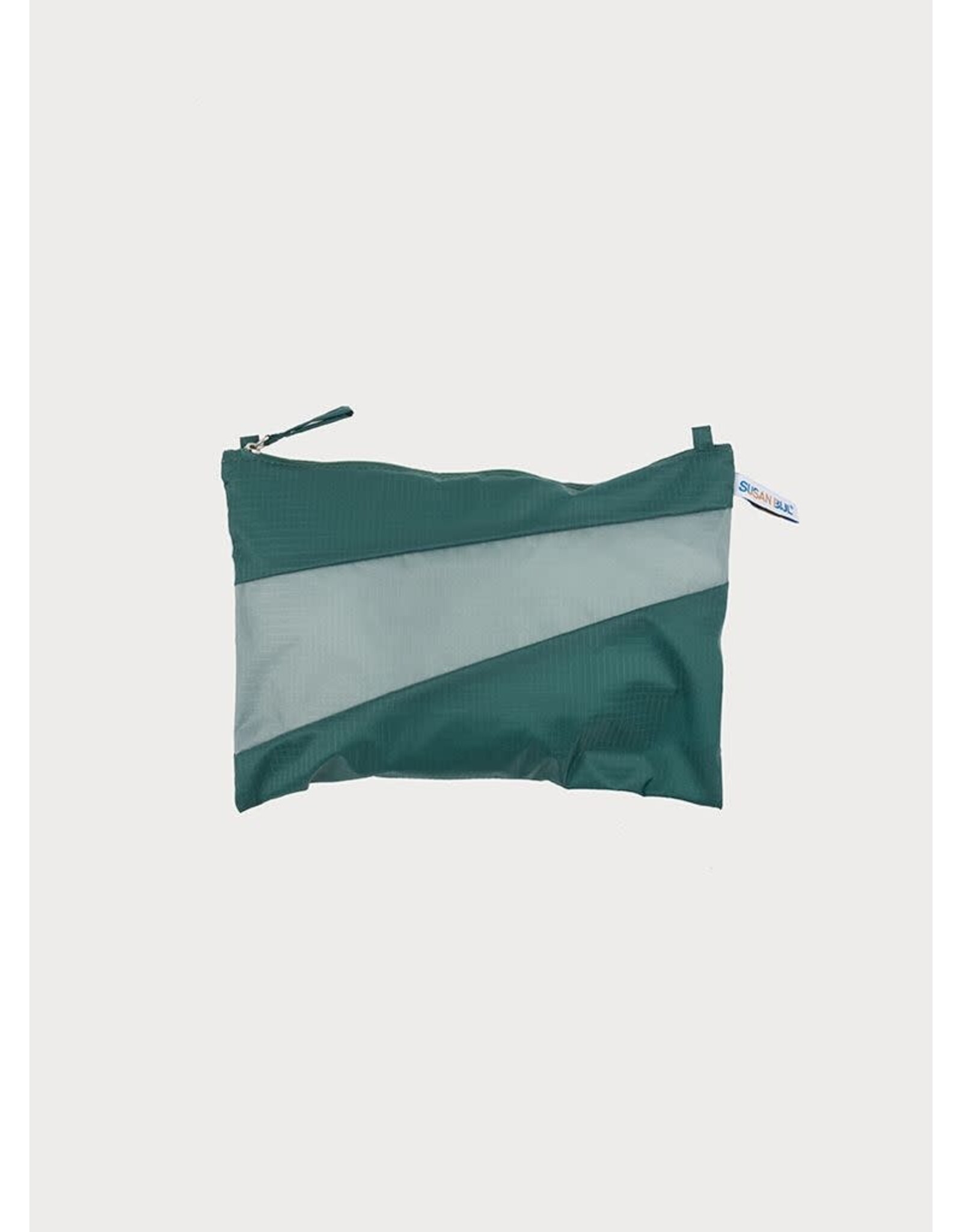 Susan Bijl Pouch M, Pine & Grey - 19 x 29cm