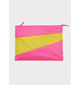 Susan Bijl Protectable, Fluo Pink & Tv Yellow - 13inch, 35 x 25,5 x 2,5cm
