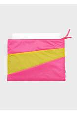 Susan Bijl Protectable, Fluo Pink & Tv Yellow - 13inch, 35 x 25,5 x 2,5cm