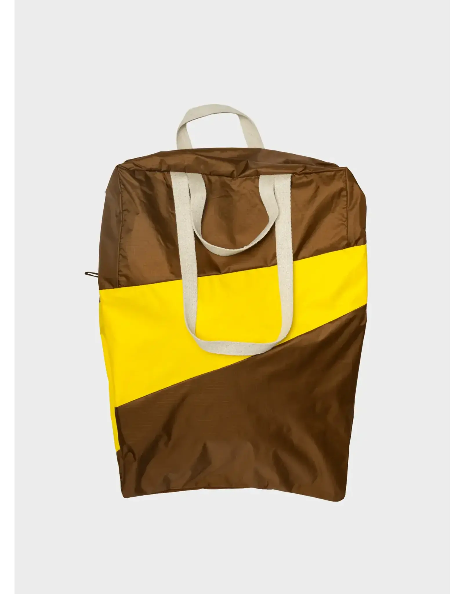 Susan Bijl The Stash Bag L, Hazel & Tv Yellow - 37 x 56 x 26 cm