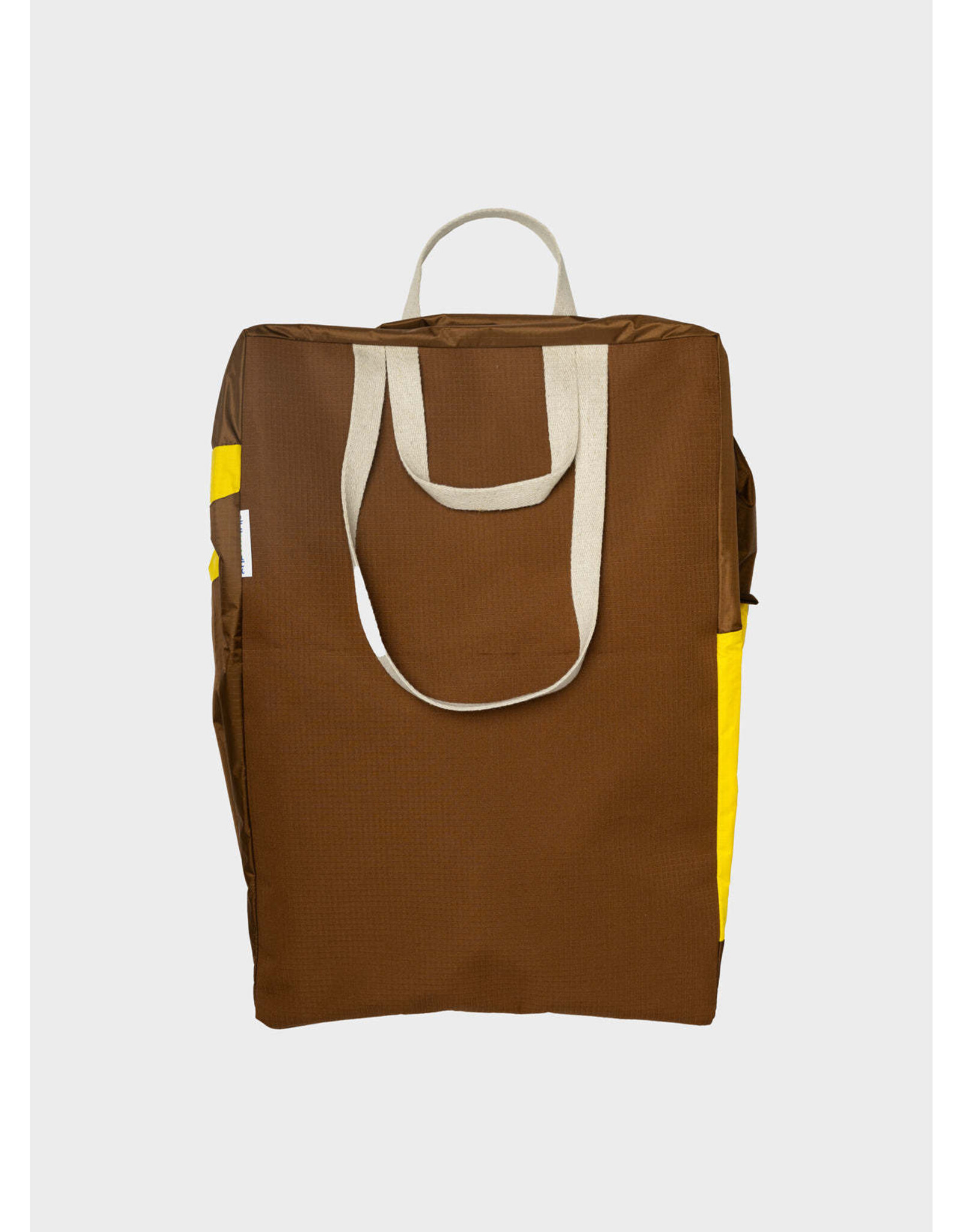 Susan Bijl The Stash Bag L, Hazel & Tv Yellow - 37 x 56 x 26 cm