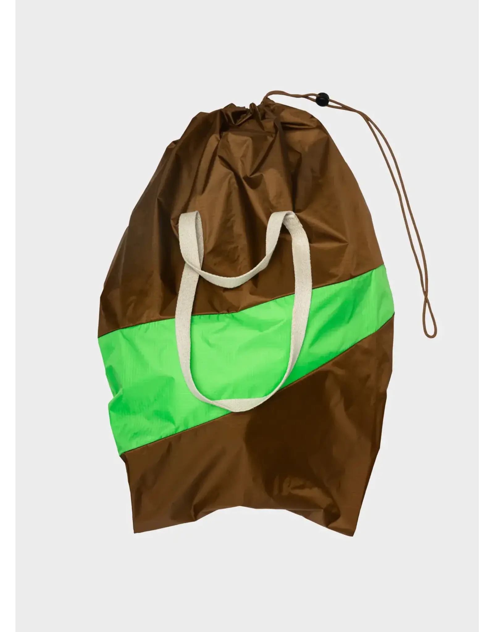 Susan Bijl The Trash Bag L, Hazel & Greenscreen - 37 x 77 x 33 cm