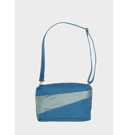 Susan Bijl Bum Bag M, Dark Petrol & Grey - 19 x 28 x 8,5