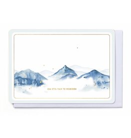 Enfant Terrible Wenskaart - Om stil van te worden - Dubbele kaart + Envelop