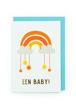 Enfant Terrible Wenskaart - Een Baby - Dubbele kaart + Envelop