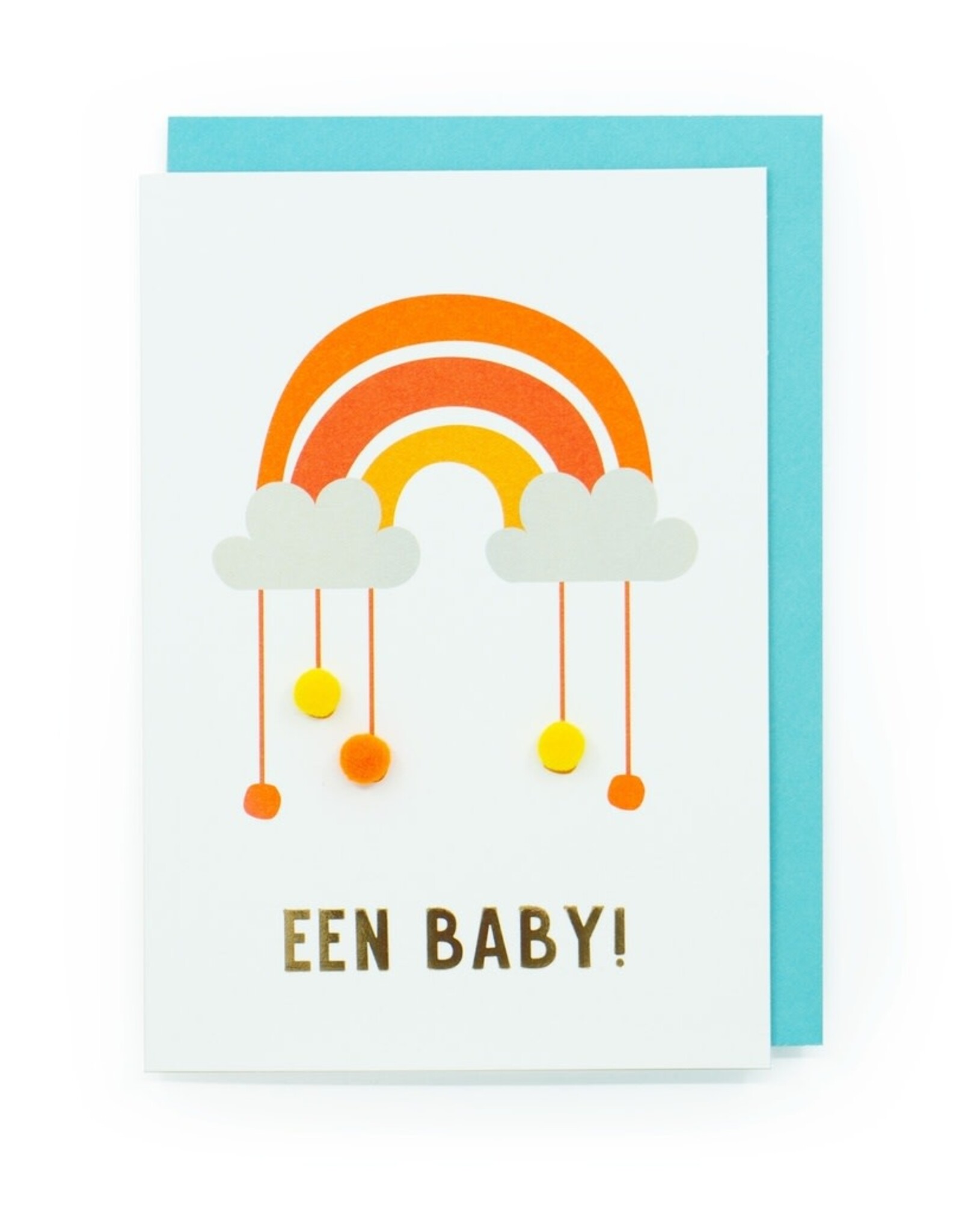 Enfant Terrible Wenskaart - Een Baby - Dubbele kaart + Envelop