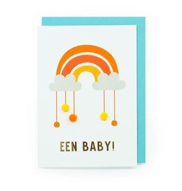 Enfant Terrible Wenskaart - Een Baby - Dubbele kaart + Envelop