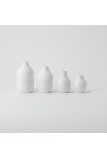 Raeder Plukselvaasje 2.0 - Wit -  4st - Hoogte 4-8 cm