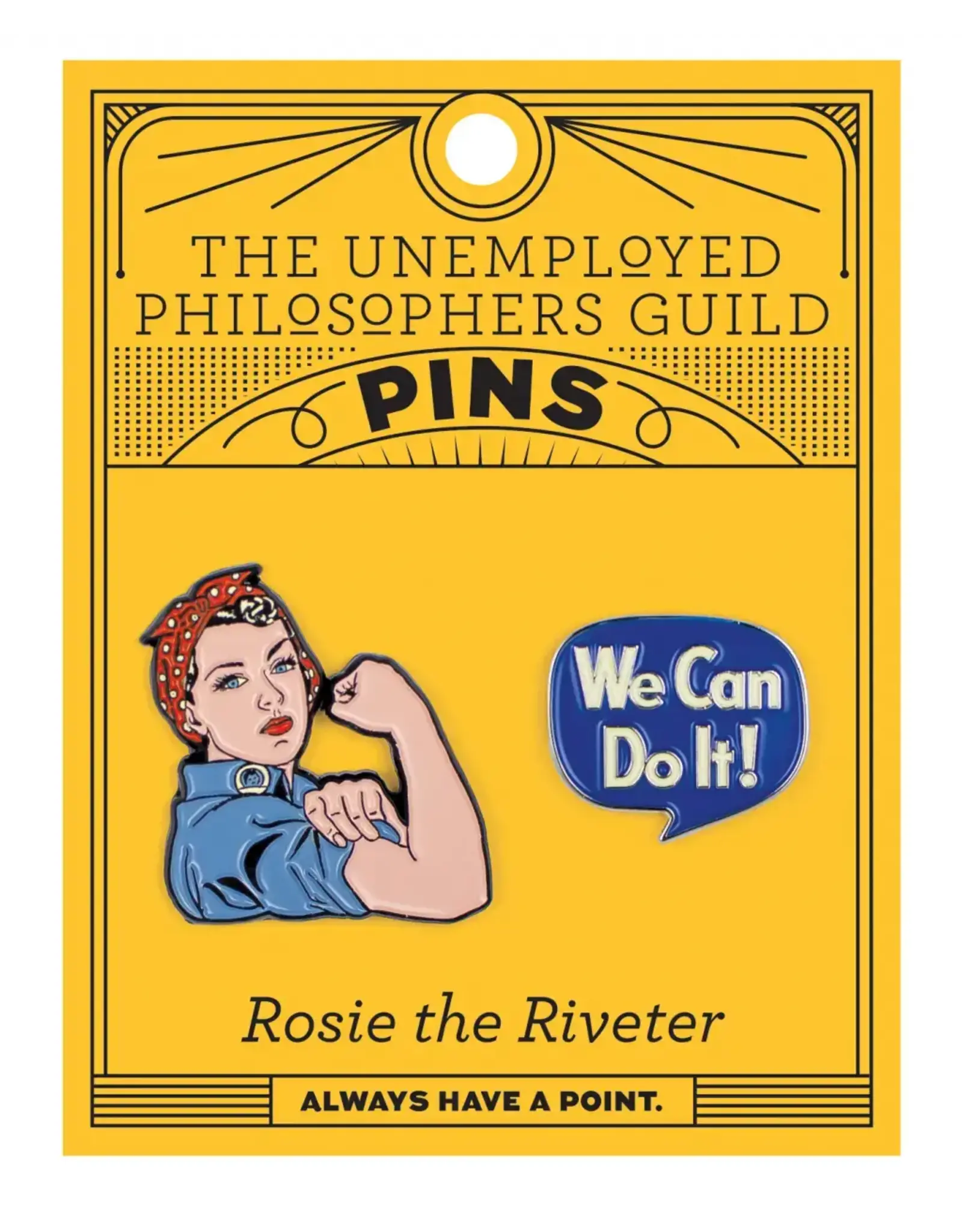 Interhal Retail Pin - Rosie & We can do it