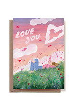 Reddish Design Wenskaart - Day Dreamer - Dubbele kaart + Envelop