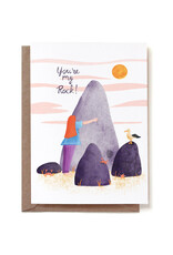 Reddish Design Wenskaart - You're my rock - Dubbele kaart + Envelop