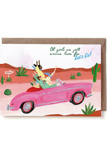 Reddish Design Wenskaart - Friend Roadtrip - Dubbele kaart + Envelop