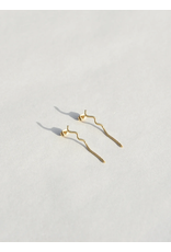 Judith Benita Oorbel Nazaré Mini - Goud - L 3cm - Messing Verguld 24K