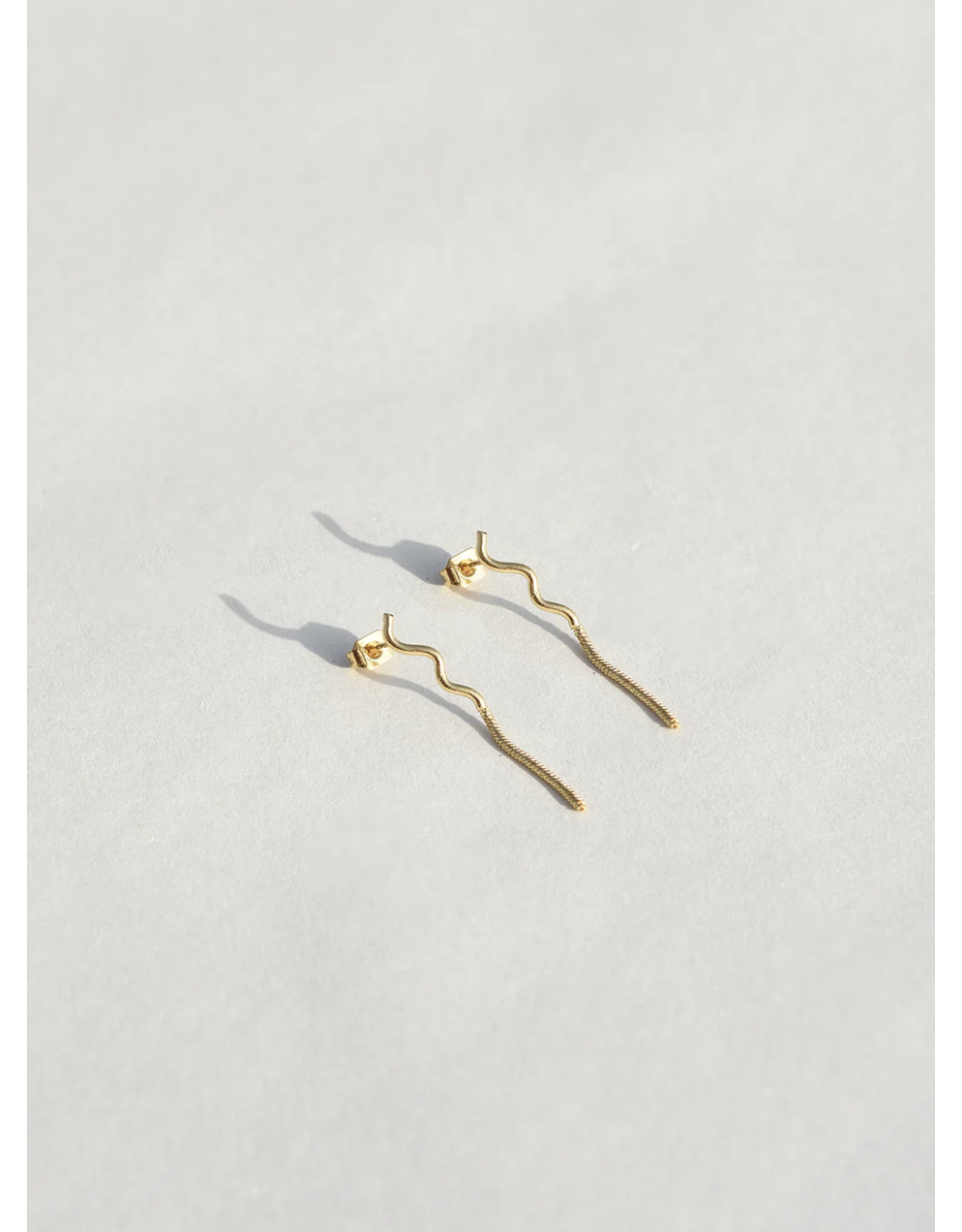 Judith Benita Oorbel Nazaré Mini - Goud - L 3cm - Messing Verguld 24K