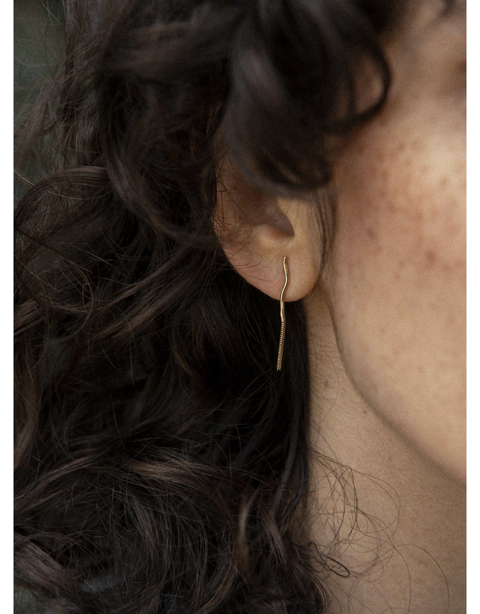 Judith Benita Oorbel Nazaré Mini - Goud - L 3cm - Messing Verguld 24K