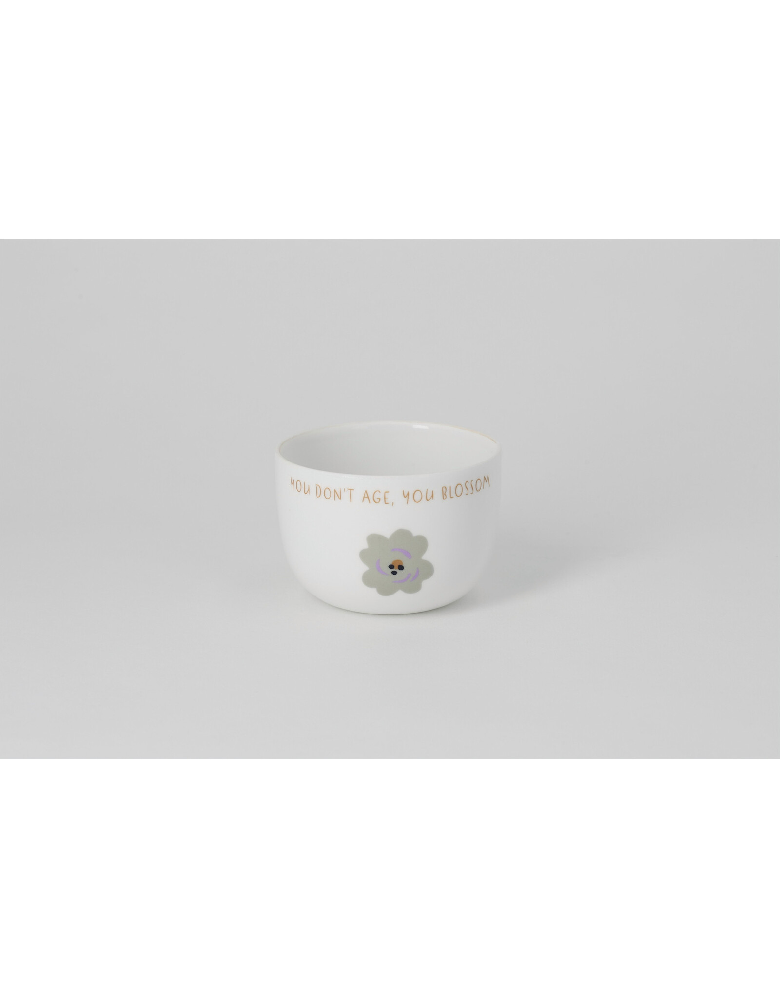 Raeder Theelichtje/Potje - You don't age, you blossom - Ø 7 cm