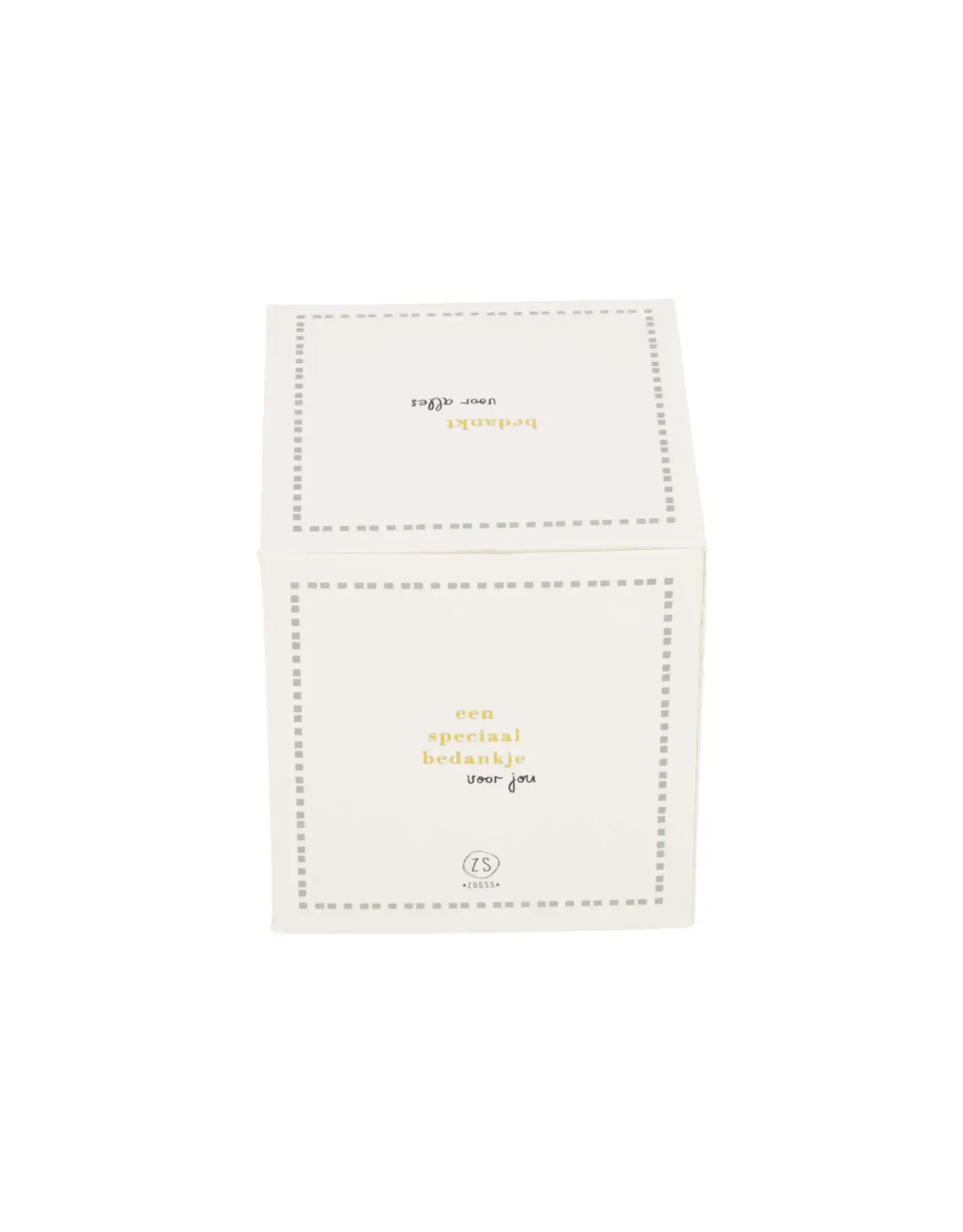 Zusss Geurkaars in Doosje - Bedankt