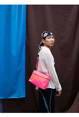 Susan Bijl Bum Bag M - Fluo Pink & Coral - 19 x 28 x 8,5