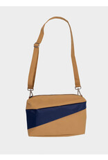 Susan Bijl Bum Bag M, Camel & Navy - 19 x 28 x 8,5