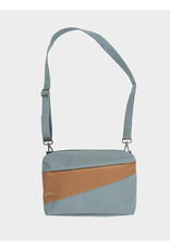Susan Bijl Bum Bag M, Grey & Camel - 19 x 28 x 8,5