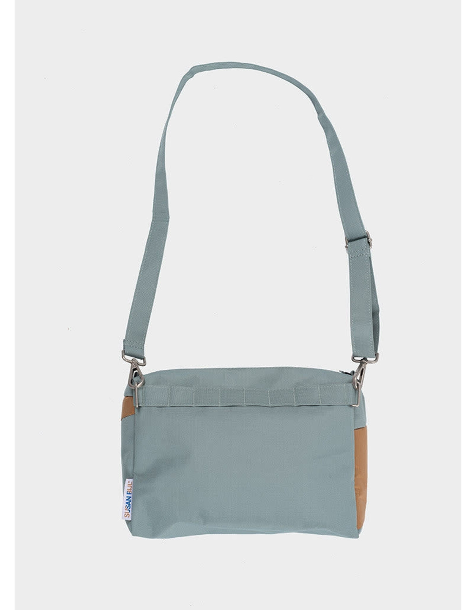 Susan Bijl Bum Bag M, Grey & Camel - 19 x 28 x 8,5