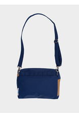 Susan Bijl Bum Bag M, Navy & Camel - 19 x 28 x 8,5