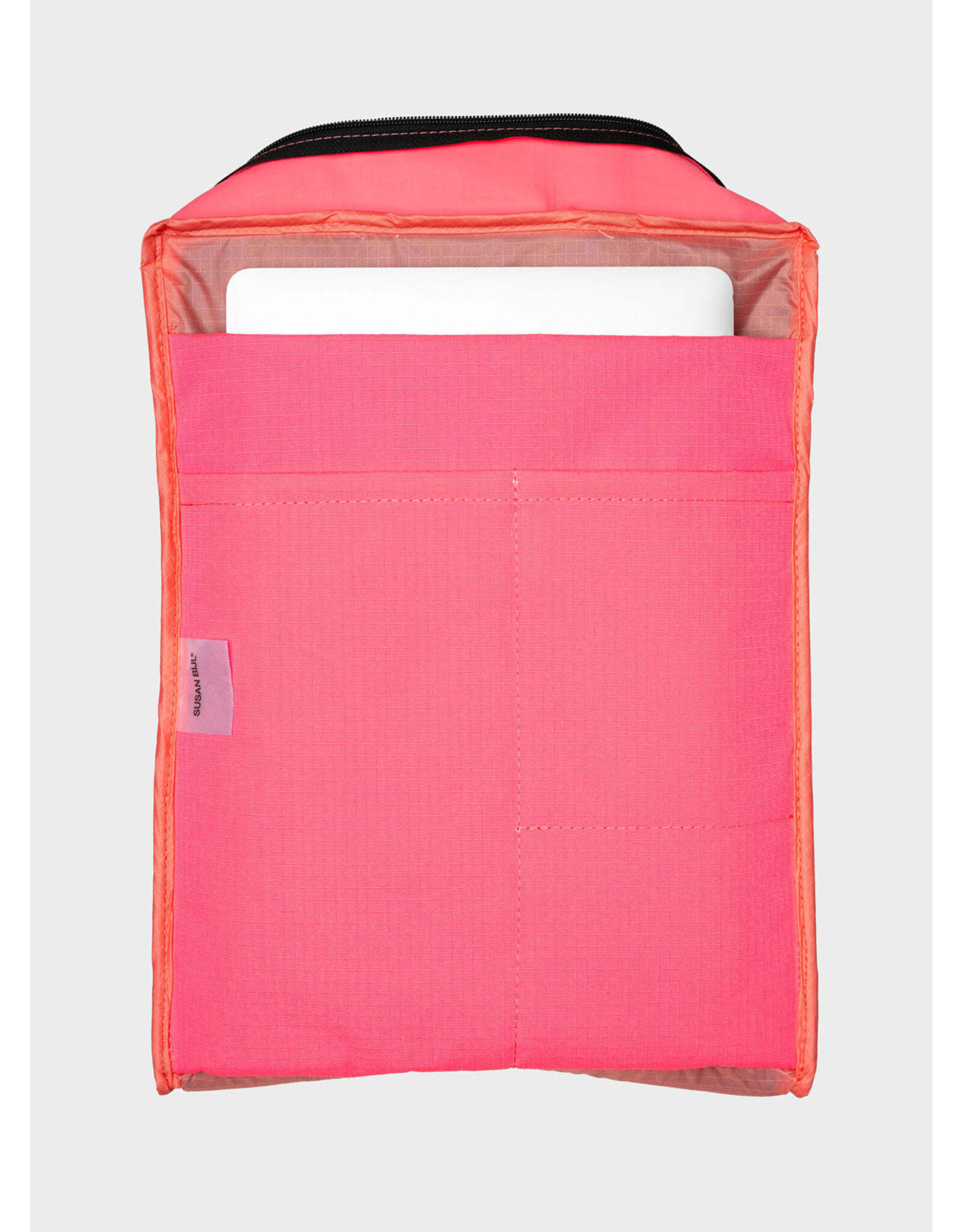 Susan Bijl Backpack, Fluo Pink & Coral - One size