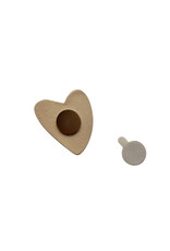 Poussière des rues Muurmagneetje - Mini Hartje