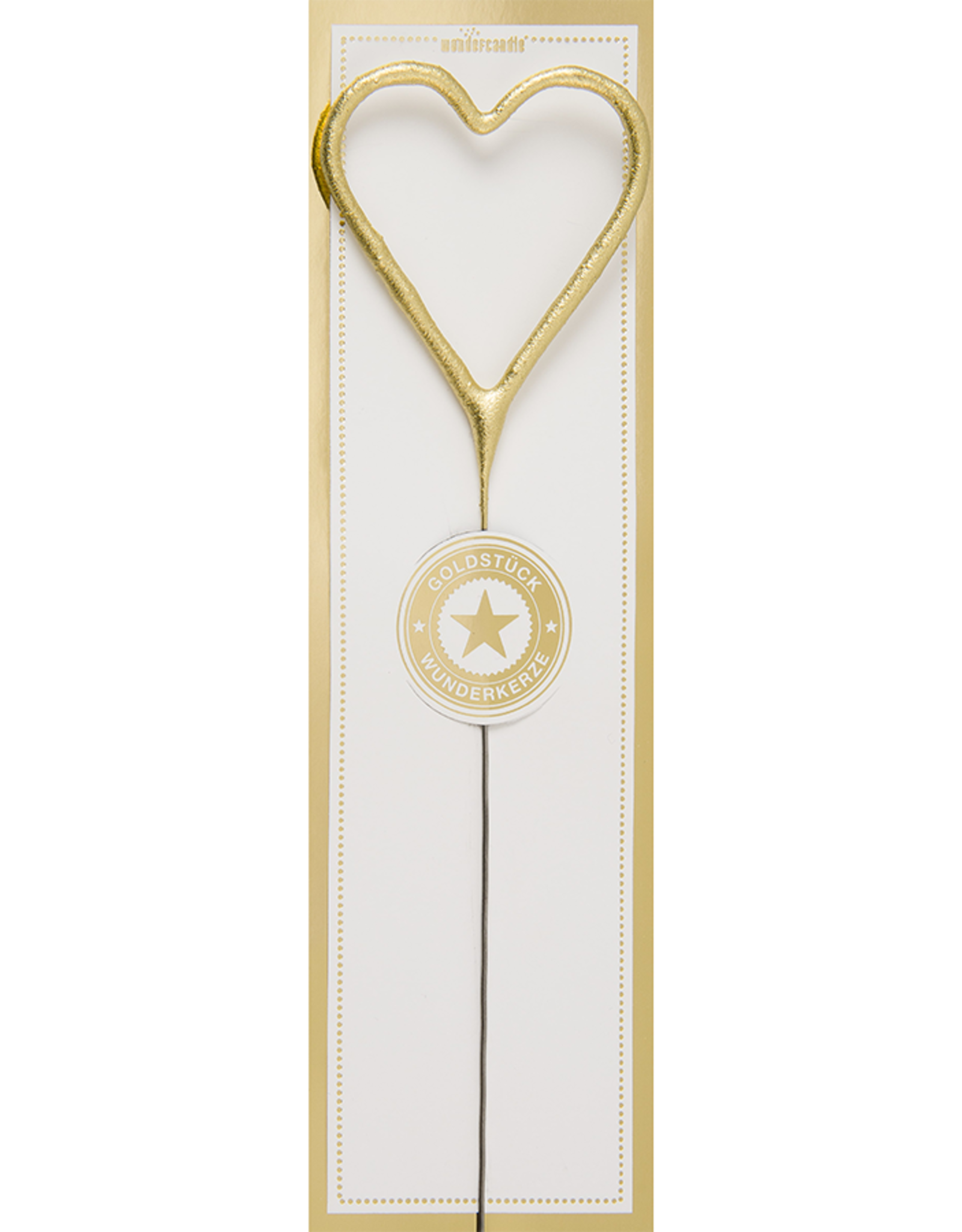 Wondercandle Wondercandle - Hartje - Goud