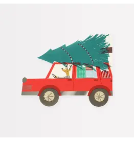 Meri Meri Servetten - Driving Reindeer - 16st