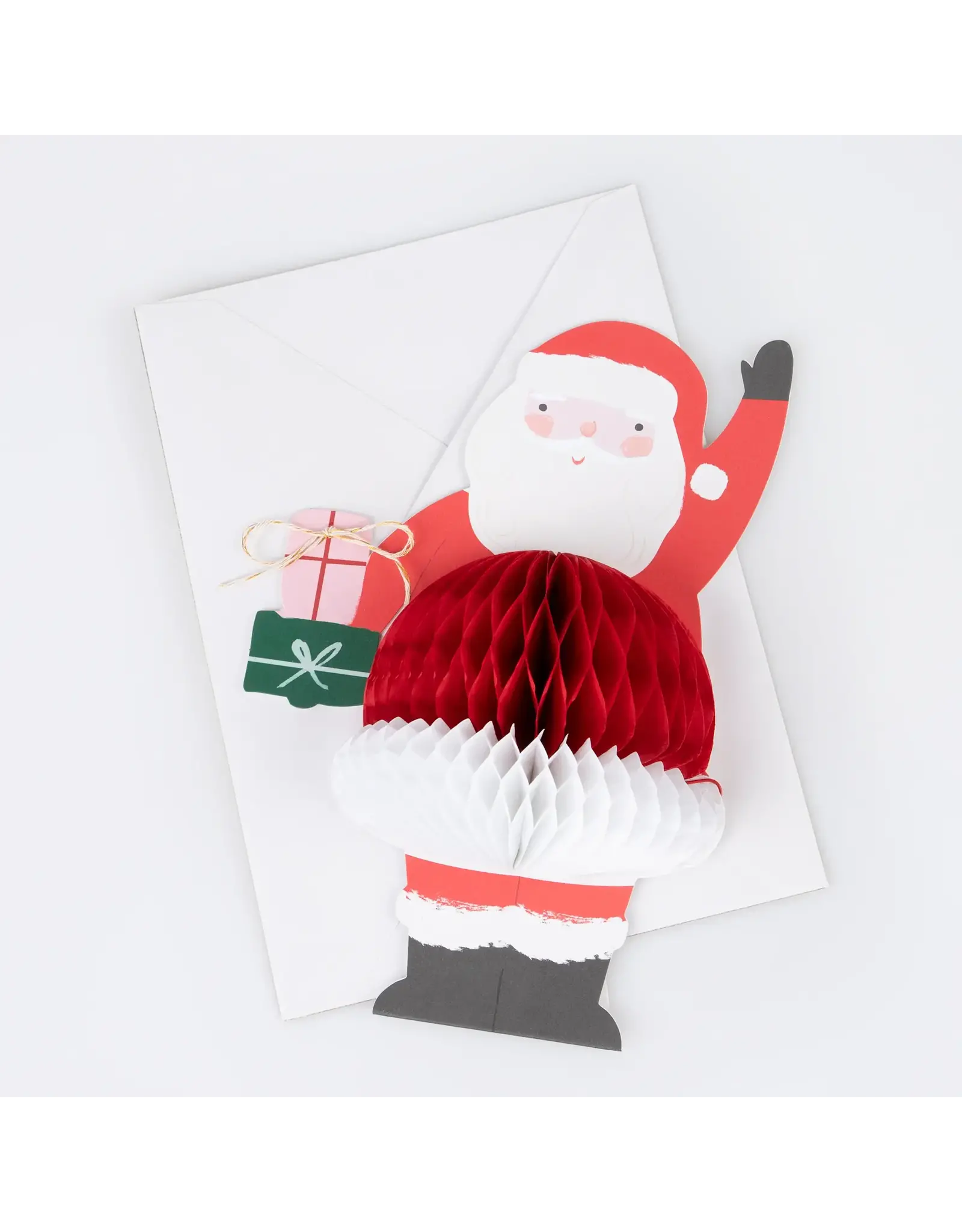 Meri Meri Wenskaart - Santa Christmas Card + Envelop