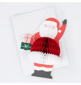Meri Meri Wenskaart - Santa Christmas Card + Envelop