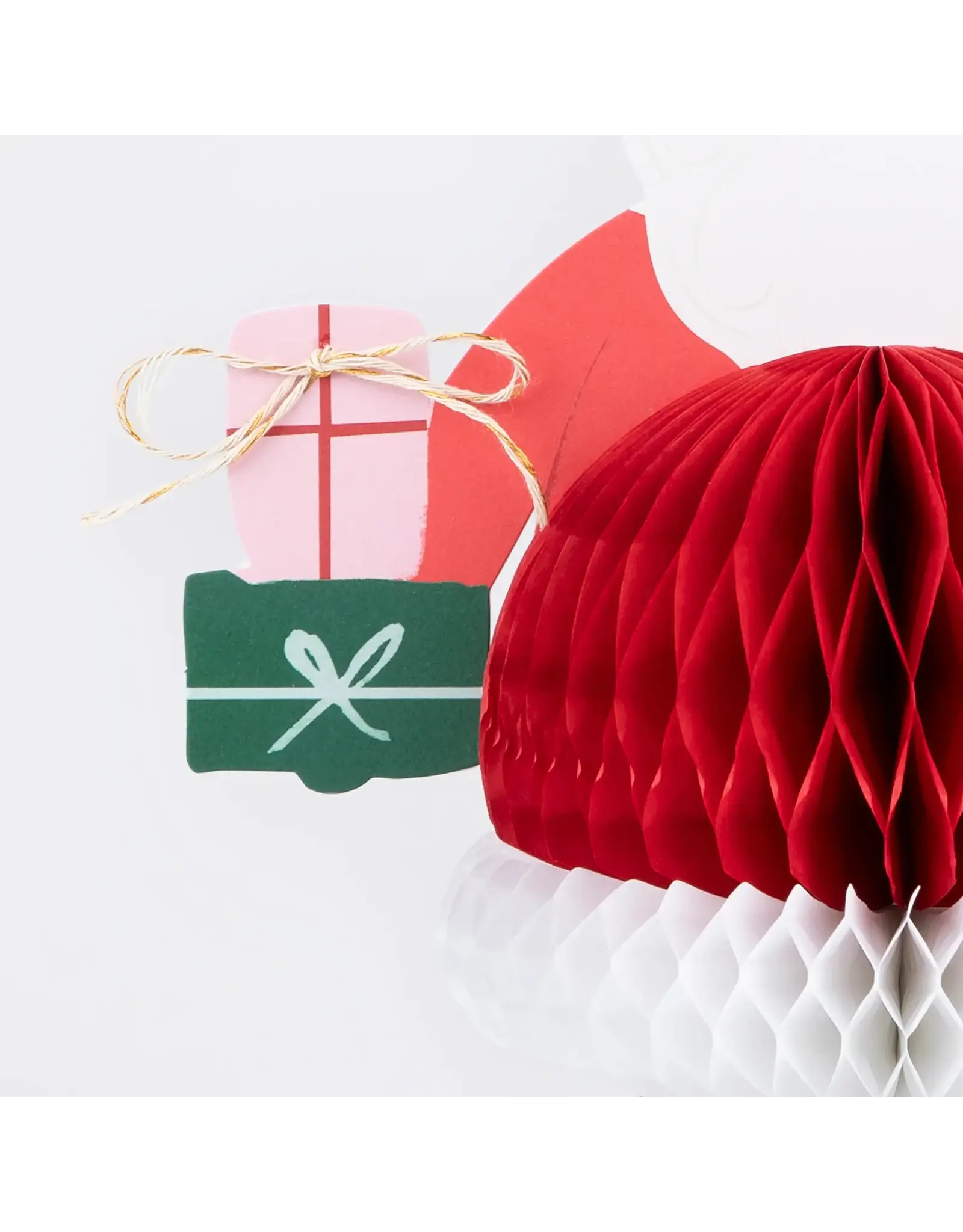 Meri Meri Wenskaart - Santa Christmas Card + Envelop